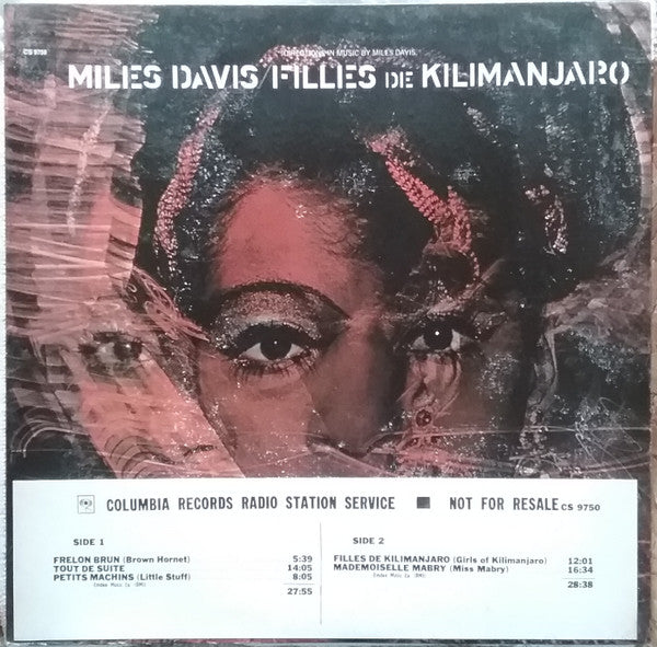 Miles Davis : Filles De Kilimanjaro (LP, Album)