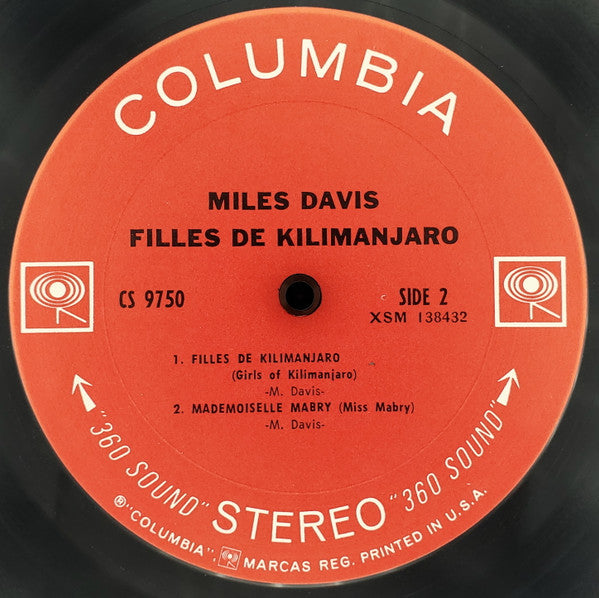 Miles Davis : Filles De Kilimanjaro (LP, Album)