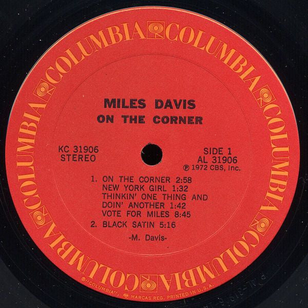 Miles Davis : On The Corner (LP, Album, Gat)