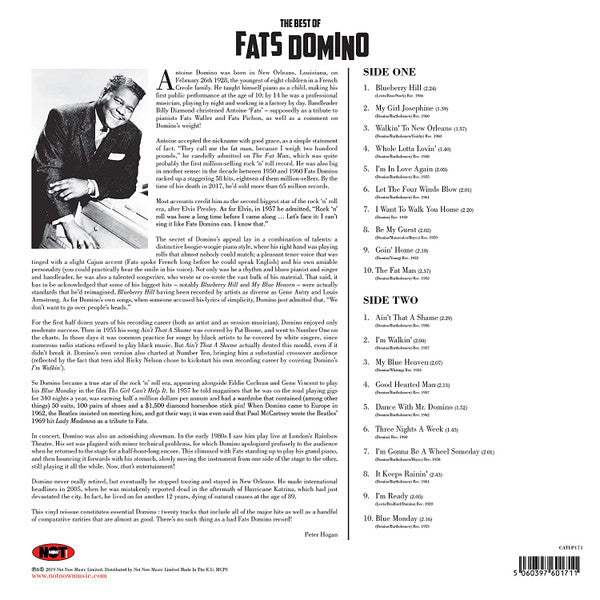 Fats Domino : The Best Of (LP, Comp)