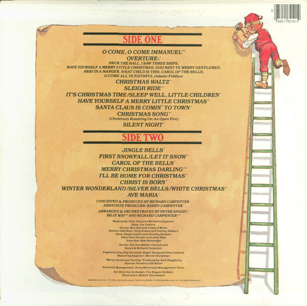 Carpenters : Christmas Portrait (LP, Album, RE, R -)