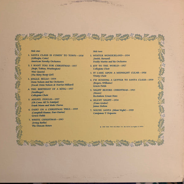 Various : The Sounds Of Christmas Past (LP, Comp)