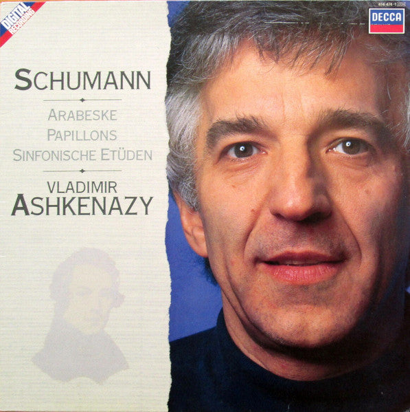 Schumann* - Vladimir Ashkenazy : Piano Works Vol. 1: Arabeske / Papillons / Sinfonische Etüden (LP, Album)