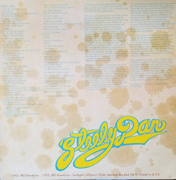 Steely Dan : Can't Buy A Thrill (LP, Album, Gat)