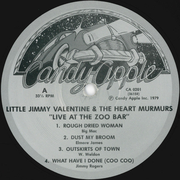 Little Jimmy Valentine And The Heart Murmurs : Live At The Zoo Bar (LP, Album)