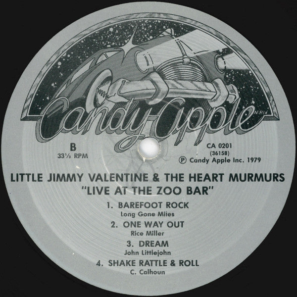 Little Jimmy Valentine And The Heart Murmurs : Live At The Zoo Bar (LP, Album)