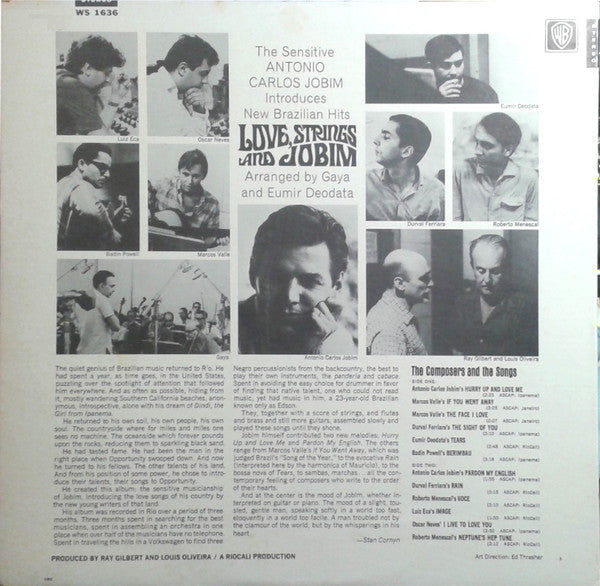 Antonio Carlos Jobim : Love, Strings & Jobim (The Eloquence Of Antonio Carlos Jobim) (LP, Album)
