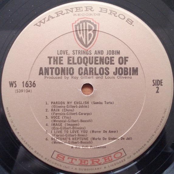 Antonio Carlos Jobim : Love, Strings & Jobim (The Eloquence Of Antonio Carlos Jobim) (LP, Album)