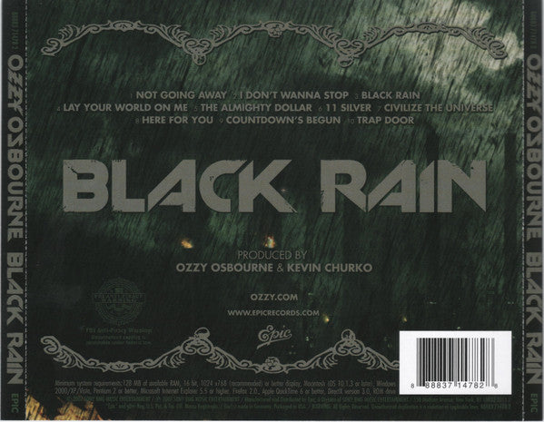 Ozzy Osbourne : Black Rain (CD, Album, Enh, RE)