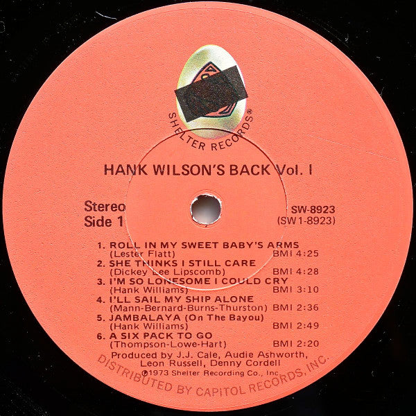 Leon Russell : Hank Wilson's Back Vol. I (LP, Album, Los)