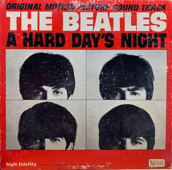 The Beatles : A Hard Day's Night (Original Motion Picture Sound Track) (LP, Album, Mono, 1st)