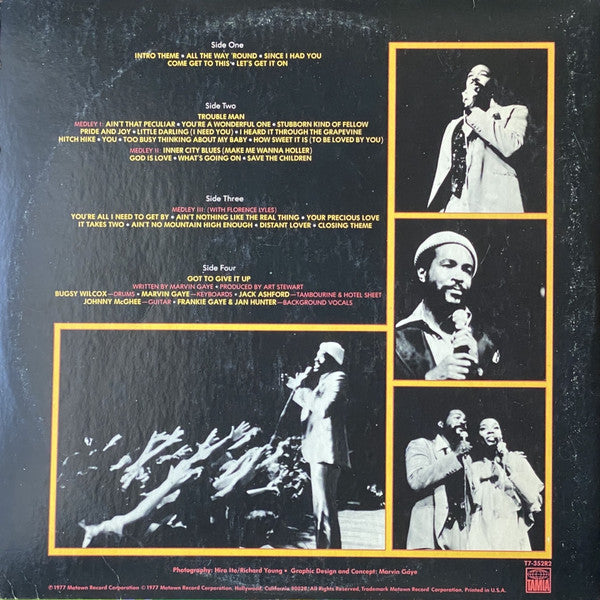 Marvin Gaye : Live At The London Palladium (2xLP, Album, PRC)