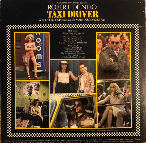 Bernard Herrmann : Taxi Driver - Original Soundtrack Recording (LP, Album)