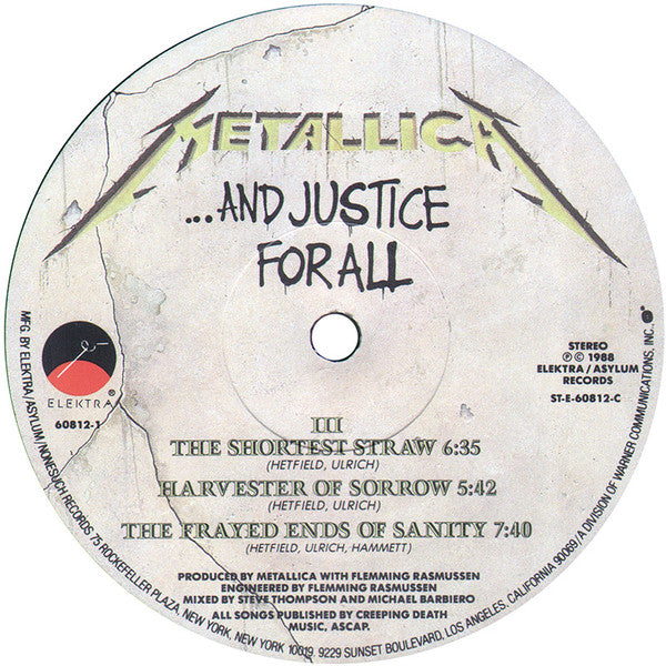Metallica : ...And Justice For All (2xLP, Album, All)