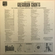 Chœur Des Moines De L'Abbaye D'En-Calcat : Gregorian Chants (Recorded Live) (LP, Album, RP)