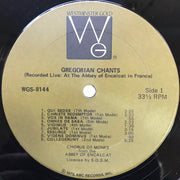 Chœur Des Moines De L'Abbaye D'En-Calcat : Gregorian Chants (Recorded Live) (LP, Album, RP)