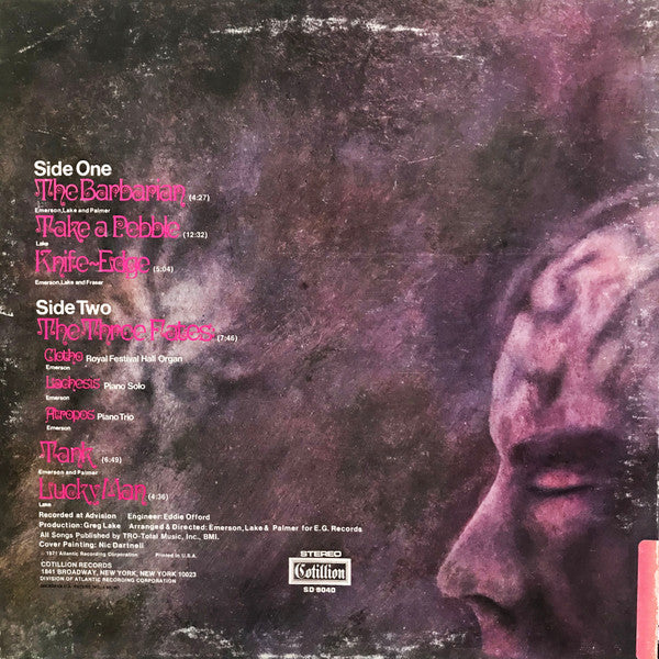 Emerson, Lake & Palmer : Emerson Lake & Palmer (LP, Album, RE, MO )