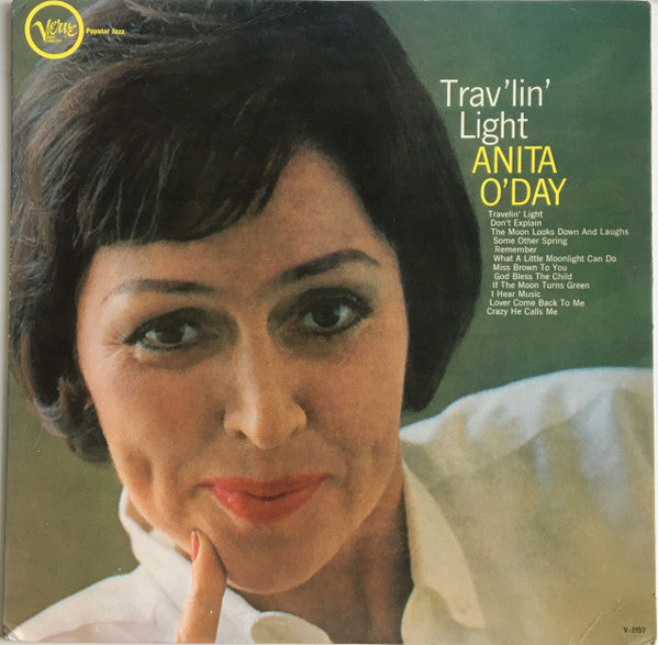 Anita O'Day : Trav'lin' Light (LP, Album, Mono)