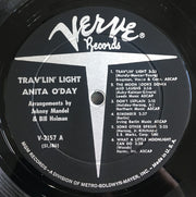 Anita O'Day : Trav'lin' Light (LP, Album, Mono)