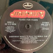 Tears For Fears : Everybody Wants To Rule The World (12", Single, PRC)