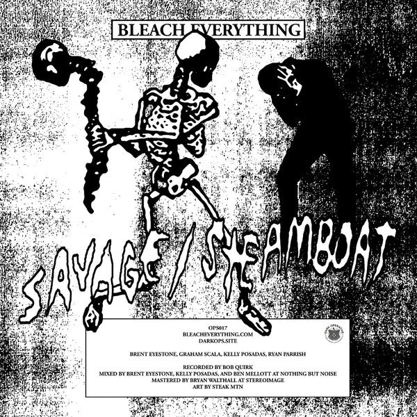 Bleach Everything : Savage / Steamboat (Flexi, 7", Shape, S/Sided, Cle)