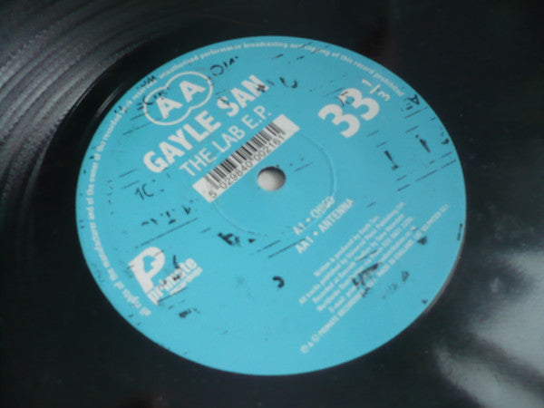 Gayle San : The Lab E.P. (10", EP)