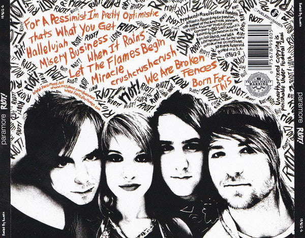Paramore : Riot! (CD, Album, Cin)