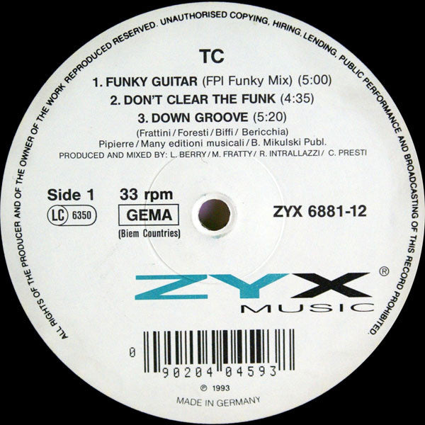 TC (4) : Funky Guitar (12", RP)