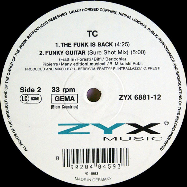 TC (4) : Funky Guitar (12", RP)