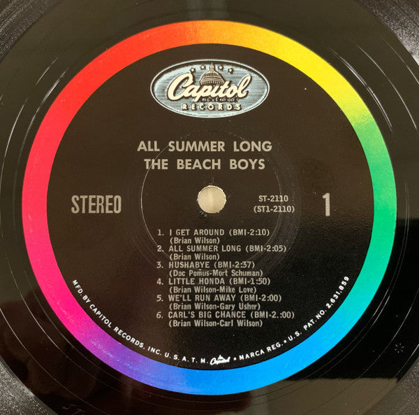 The Beach Boys : All Summer Long (LP, Album)
