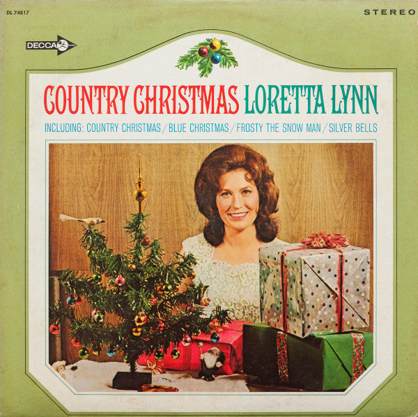 Loretta Lynn : Country Christmas (LP, Album, Glo)