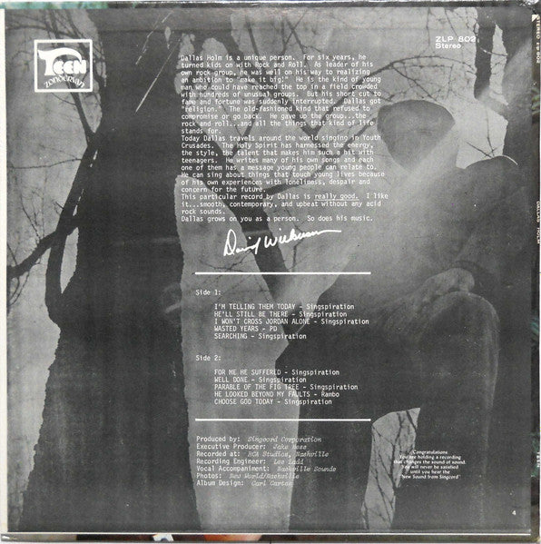 Dallas Holm : Dallas Holm (LP, Album)
