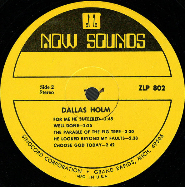 Dallas Holm : Dallas Holm (LP, Album)