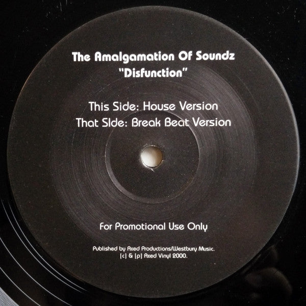 The Amalgamation Of Soundz : Disfunction (12", Promo)