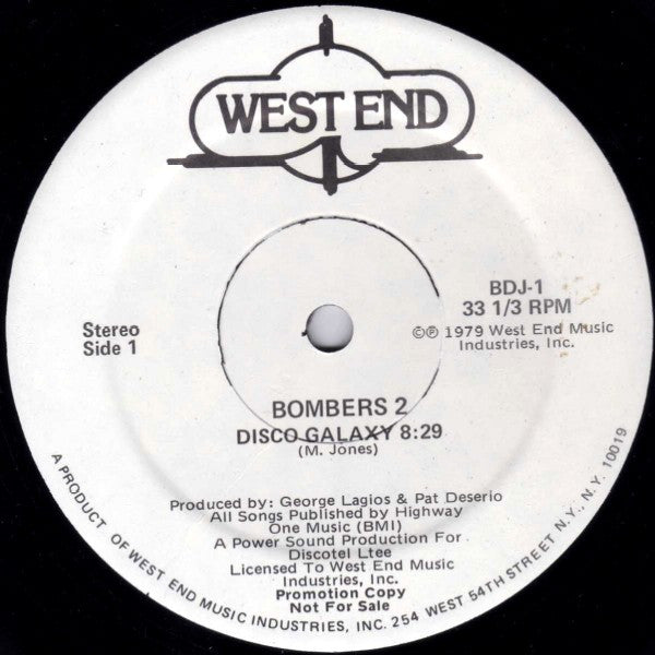 Bombers : Bombers 2 (2x12", Promo)
