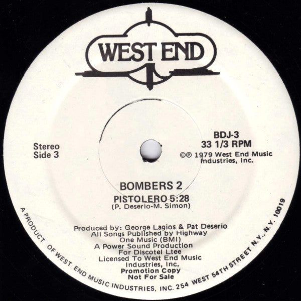 Bombers : Bombers 2 (2x12", Promo)