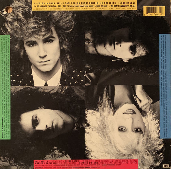 Missing Persons : Color In Your Life (LP, Album, SRC)