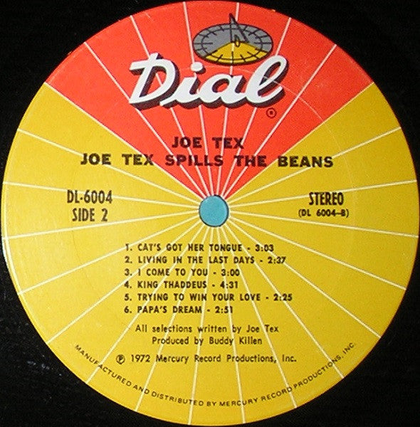 Joe Tex : Joe Tex Spills The Beans (LP, Album, Ter)