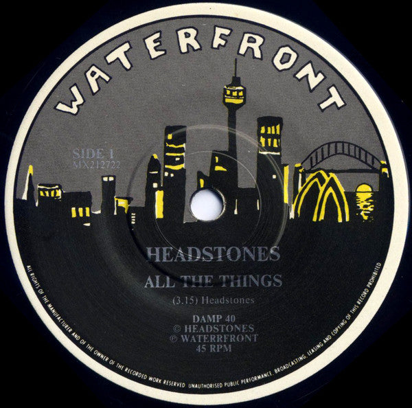The Headstones* : When You're Down / All The Things You Do (7", Single)