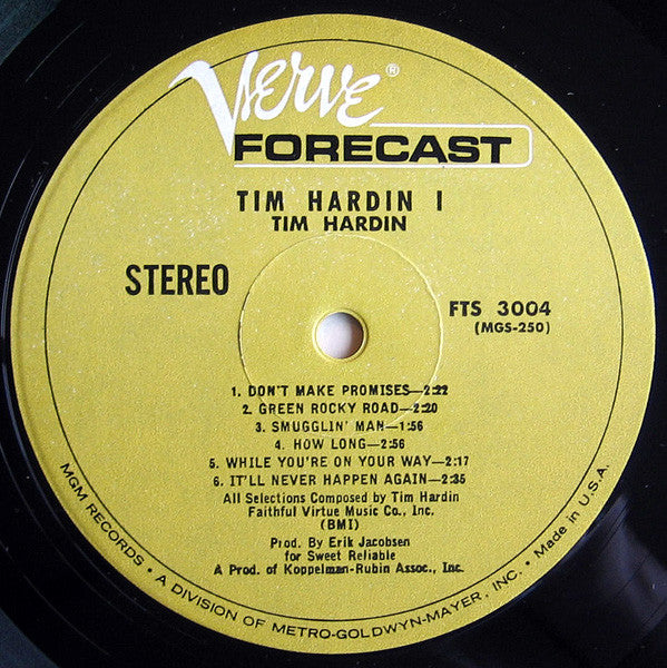 Tim Hardin : Tim Hardin 1 (LP, Album, RP)