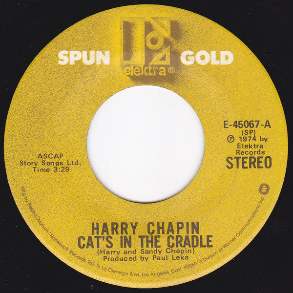 Harry Chapin : Cat's In The Cradle / What Made America Famous? (7")