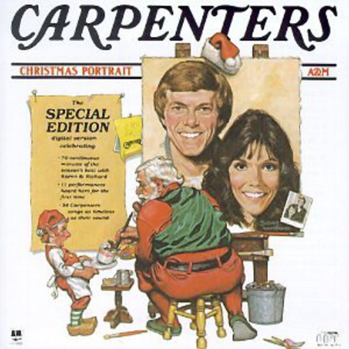 the album cover for Carpenters - Christmas Portrait