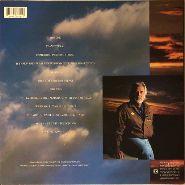 Kenny Rogers : Something Inside So Strong (LP, Album, Spe)