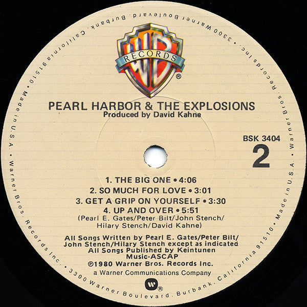 Pearl Harbor And The Explosions : Pearl Harbor And The Explosions (LP, Album, Los)