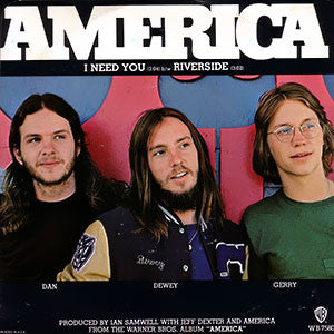 America (2) : I Need You (7", Single)