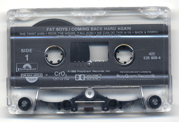 Fat Boys : Coming Back Hard Again (Cass, Album, 36,)