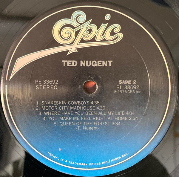 Ted Nugent : Ted Nugent (LP, Album, RE, San)