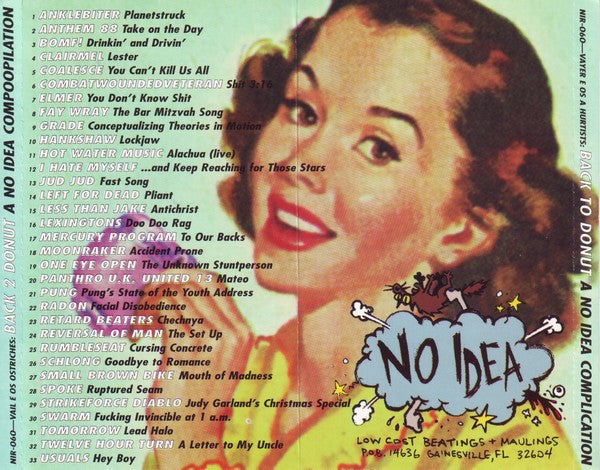 Various : Back To Donut! (A No Idea Compilation) (CD, Comp)