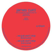 the album cover for James Curd - We Just Won't Stop