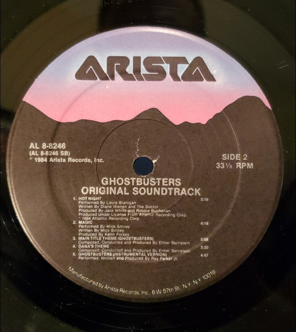 Various : Ghostbusters (Original Soundtrack) (LP, Album, Hau)
